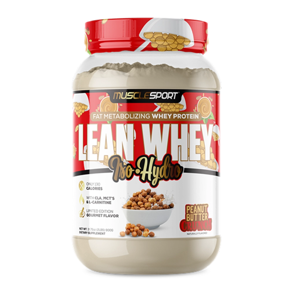 Lean Whey Iso Hydro Protein Powder Peanut Butter Crunch