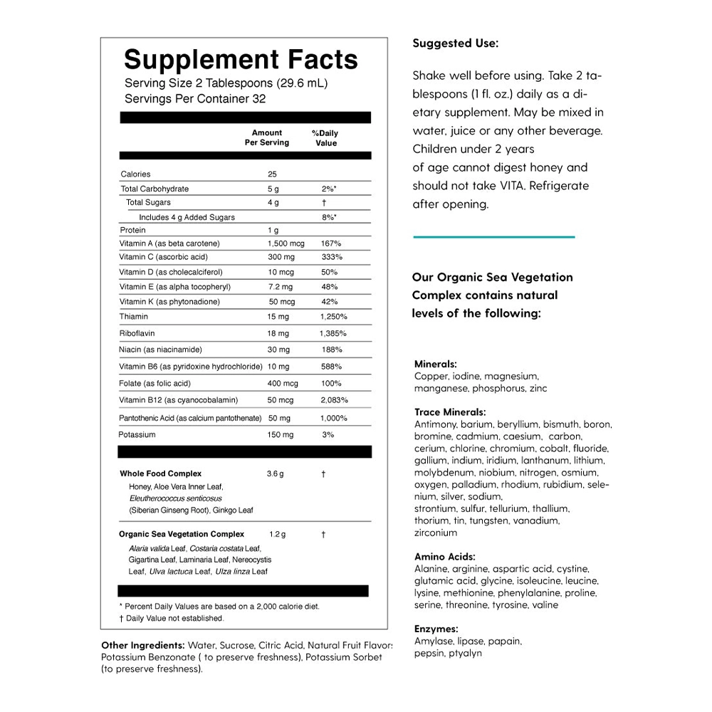 Vita-FLYTE Supp Facts